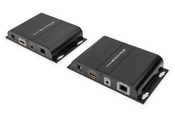 Assmann Digitus Hdmı Fiber Optik Sinyal Uzatma Cihazı, Alıcı (Receiver) Ve Transmitter (Verici) Birimler Dahil, 20 Km