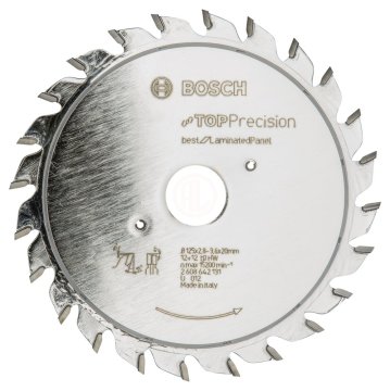 Bosch Daire Testere Bıçağı Best For LaminatedPanel 125x20 mm 12+12 Diş - 2608642131