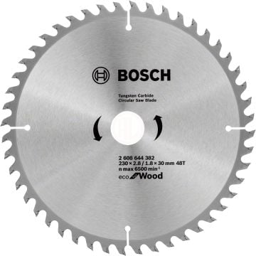 Bosch Daire Testere Bıçağı Eco For Wood 230x30 mm 48 Diş - 2608644382