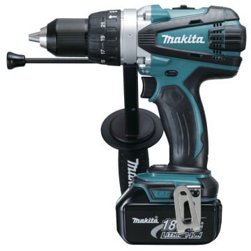 Makita Akülü Darbeli Vidalama Matkabı DHP458RMJ (2 x 4,0 Ah Akü)