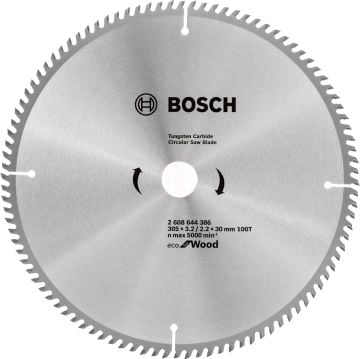 Bosch Daire Testere Bıçağı Eco For Wood 305x30 mm 100 Diş - 2608644386