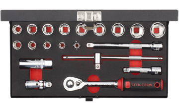 Ceta Form 20 Parça 3/8 İnç 6 Köşe Lokma Takımı