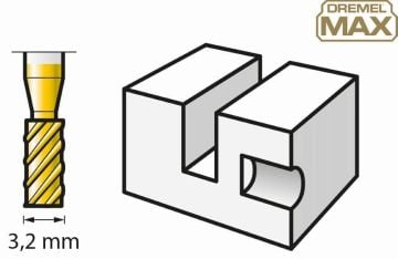 Dremel Max Yüksek Devirli Kesici 3,2 mm (194DM) - 26150194DM