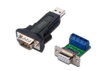 Assmann Digitus Usb Erkek Rs-485 (Klemens) Çevirici. Rs-485 Tarafı İçin Klemens Adaptörü Ve Usb Tarafı İçin 80 Cm Uzatma Kablosu (Usb-A Erkek Usb- Dişi) Ürünle Birlikte Gelmektedir.