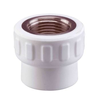 KAS PPRC İç Dişli Nipel Beyaz 20 x 1/2 İnç