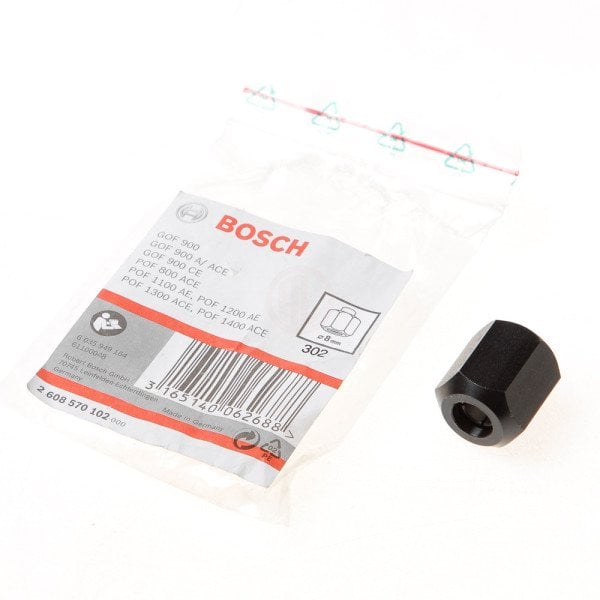 Bosch Freze Uyumlu Penset/Somun Ø8 mm 19 mm - 2608570102