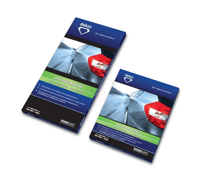 Dekor Hassan Oto Macun Çeliği Paslanmaz Çelik 16 Cm