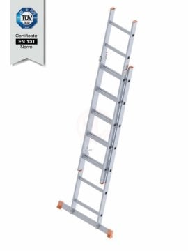 Saraylı Endüstriyel Merdiven Sürgülü 2x7 Basamaklı 386 Cm