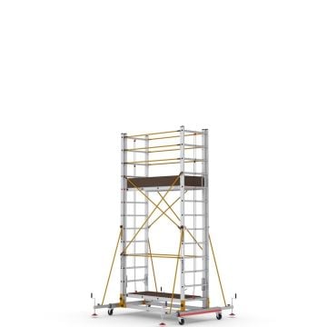 Çağsan Telesafe XL İki Parçalı Alüminyum İskele 2x13 Basamaklı - S007_XLN