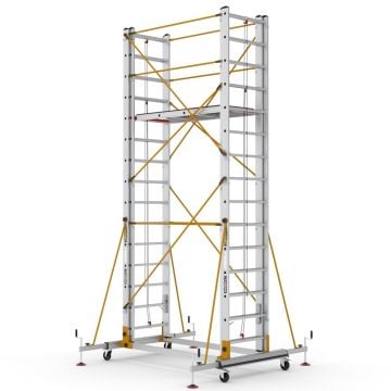 Çağsan Telesafe İki Parçalı Alüminyum İskele 2x15 Basamaklı - S008_XL_FP