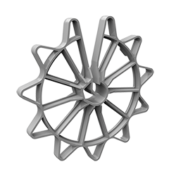 Yorum Plastik Yıldız Tipi Perde Ve Kolon Plastik Paspayı Elemanı 40 Mm (6-16 Mm)