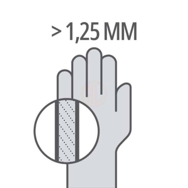 Delta Plus Venizette İnterlok Pamuk Lateks Eldiven 30 Cm Mavi No 6/7