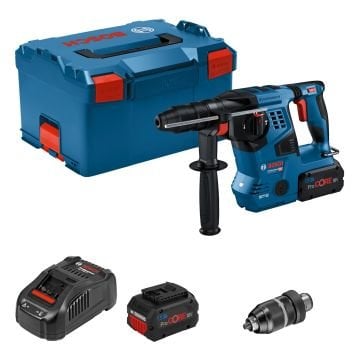 Bosch Akülü Kırıcı Delici Makine GBH 18V-28 CF (2 x 8,0 Ah Akü) - 0611921002