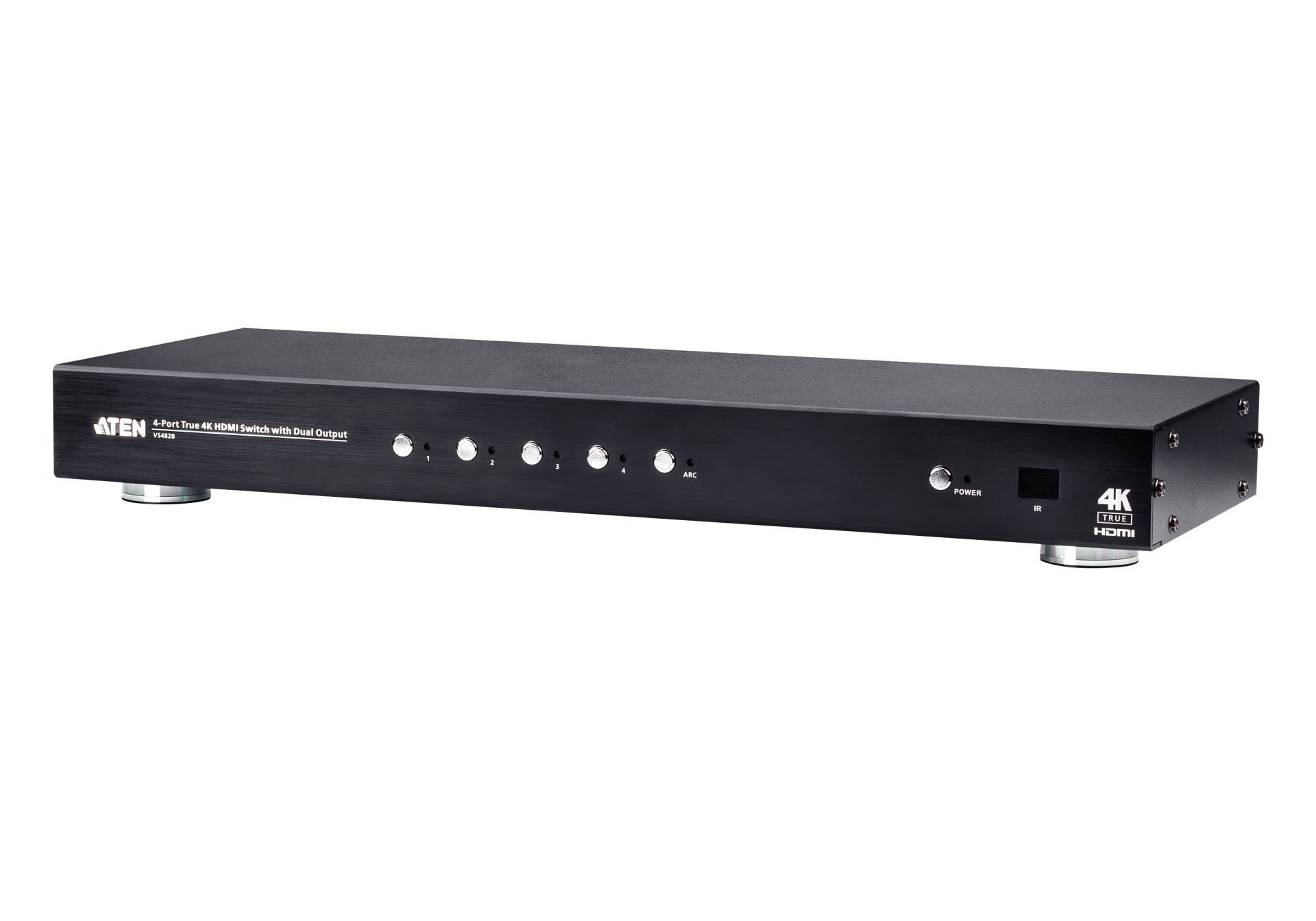 Aten 4-Port True 4K Hdmı Switch, Çift Ekran Bağlanabilir