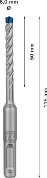 Bosch Kırıcı Delici Uç SDS-Plus-7X Expert 6x115 mm (30 Adet) - 2608900180
