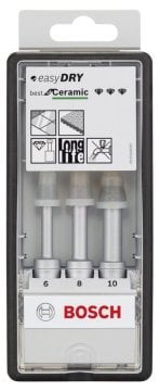 Bosch Kuru Elmas Delici Uç EasyDry Best For Ceramic Set (3 Parça 6-8-10 mm) - 2608587145