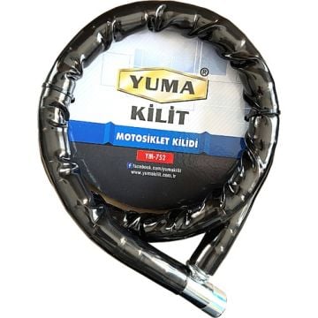 Yuma Kilit Motosiklet Kilidi Körüklü 22 Mm X 120 Cm