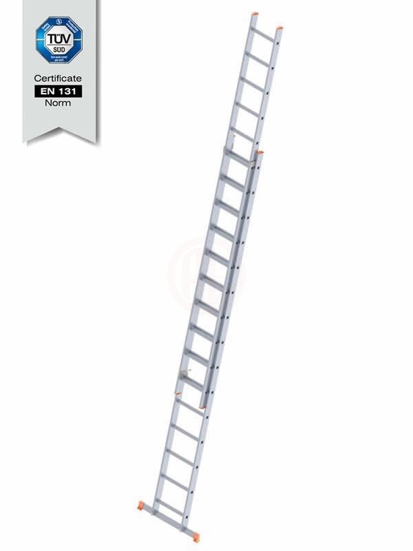 Saraylı Endüstriyel Merdiven Sürgülü 2x15 Basamaklı 818 Cm