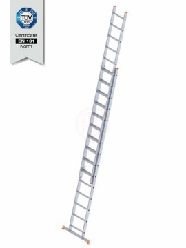 Saraylı Endüstriyel Merdiven Sürgülü 2x15 Basamaklı 818 Cm