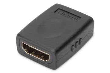 Assmann Hdmı Adaptör, Hdmı A (19 Pin) Dişi - Hdmı A (19 Pin) Dişi, Siyah Renk