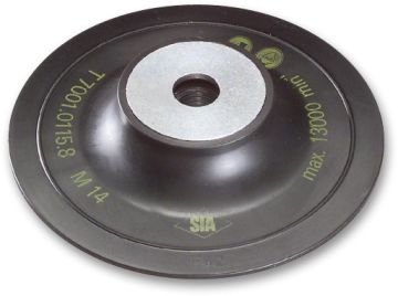 Sia Rotasyon Zımpara İçin Destek Taban Fiber Disk M14 Ø115 mm Sert