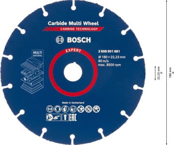 Bosch Expert Cmw Kesme Diski 180 Mm - 2608901681