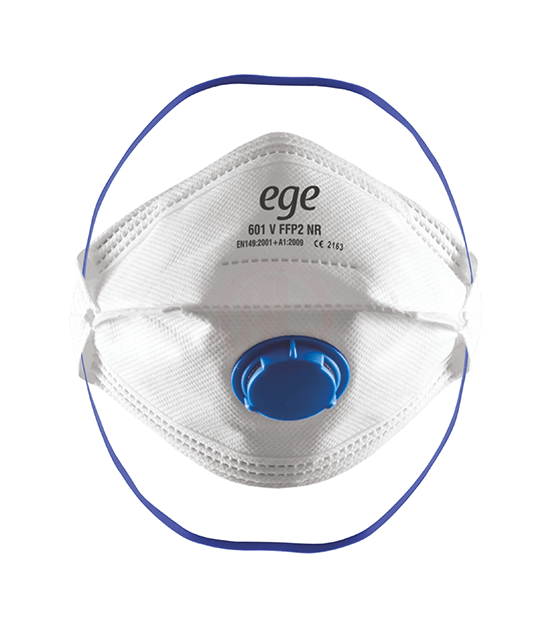 Ege 601 FFP2 VENTİLLİ KATLANIR TOZ MASKESİ - EGE601V