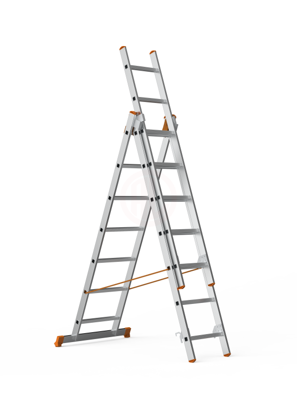 Saraylı A Tipi Endüstriyel Merdiven 3x7 Basamaklı 579 Cm