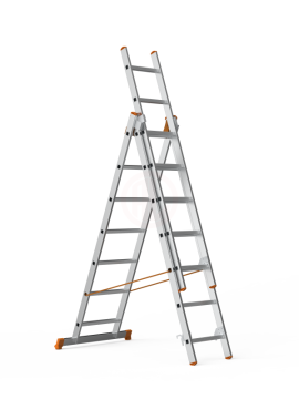 Saraylı A Tipi Endüstriyel Merdiven 3x7 Basamaklı 579 Cm