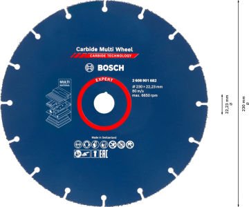 Bosch Expert Cmw Kesme Diski 230 Mm - 2608901682