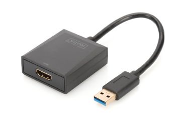 Assmann Digitus Usb 3.0 Hdmı Grafik Adaptörü Giriş: 1 X Usb 3.0 Usb-A Erkek Çıkış: 1 X Hdmı A (19-Pin) Dişi (Full Hd, 1080P) Plastik