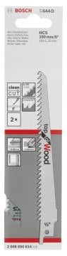 Bosch Panter Testere Bıçağı Top For Wood S 644 D 150 mm (2 Adet) - 2608650614