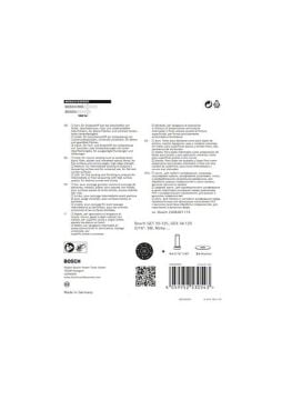Bosch Sistem Aksesuarı / Expert Zımpara Tabanı ÇD-O 125 mm (GET55-125) - 2608900004