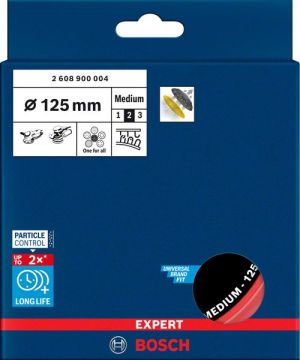 Bosch Sistem Aksesuarı / Expert Zımpara Tabanı ÇD-O 125 mm (GET55-125) - 2608900004