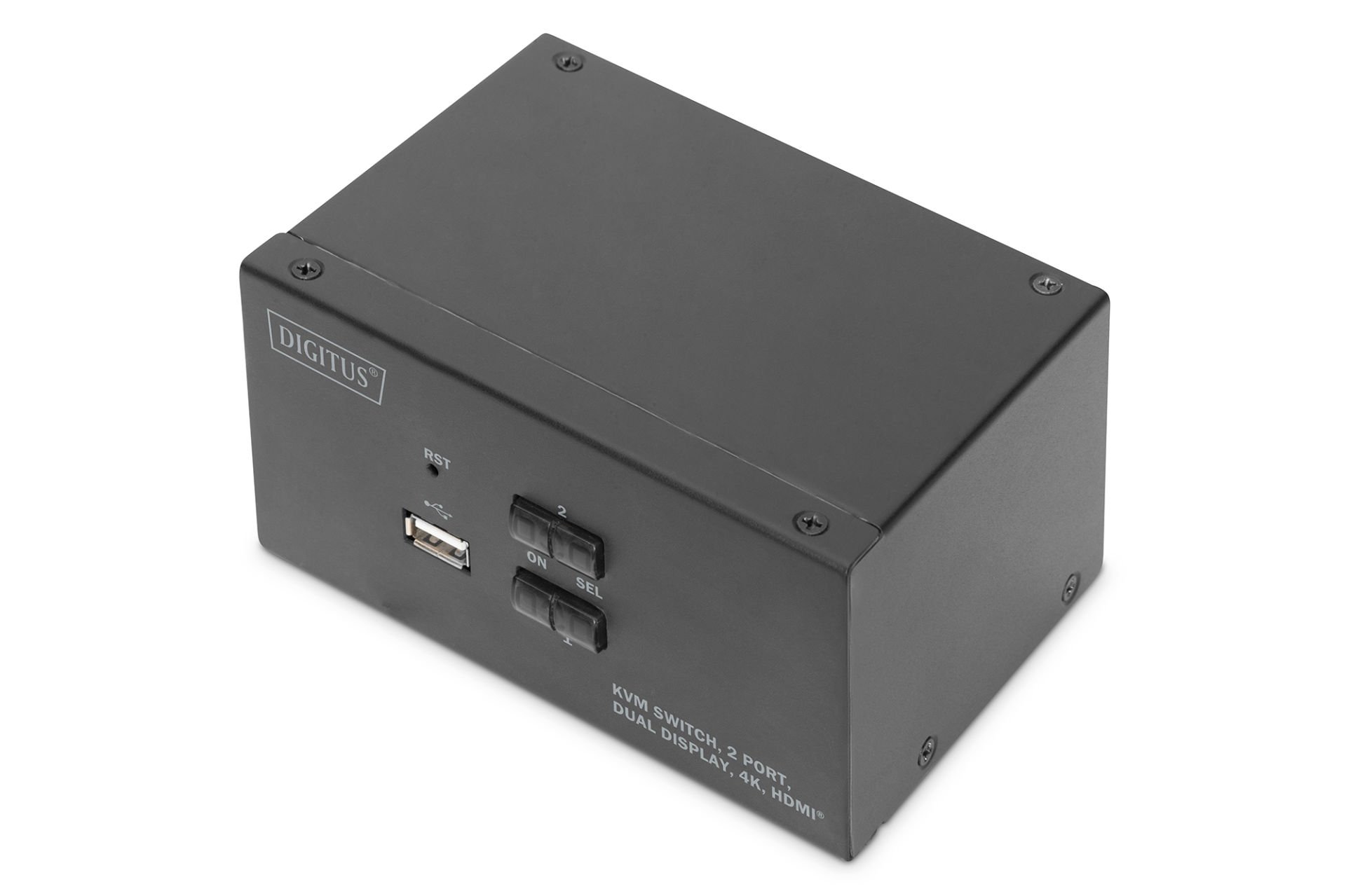 Assmann Dıgıtus Kvm Switch, 2 Port, Dual Display, 4K, Hdmı®