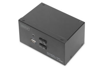 Assmann Dıgıtus Kvm Switch, 2 Port, Dual Display, 4K, Hdmı®