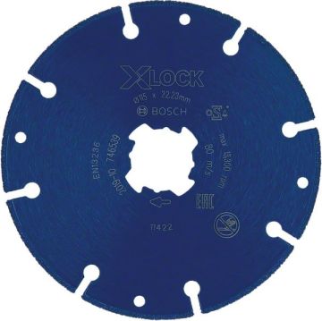 Bosch X-Lock Metal Kesme Diski Diamond Metal Wheel 115x22,23 mm - 2608900532