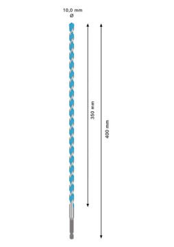 Bosch Expert Çok Amaçlı Matkap Ucu Hex-9 Multi Construction 10x400 Mm - 2608902363