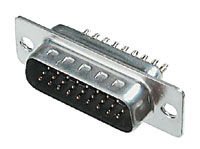 Assmann High-Density D-Sub Connector, 44-Poles, Male, Solder Cups