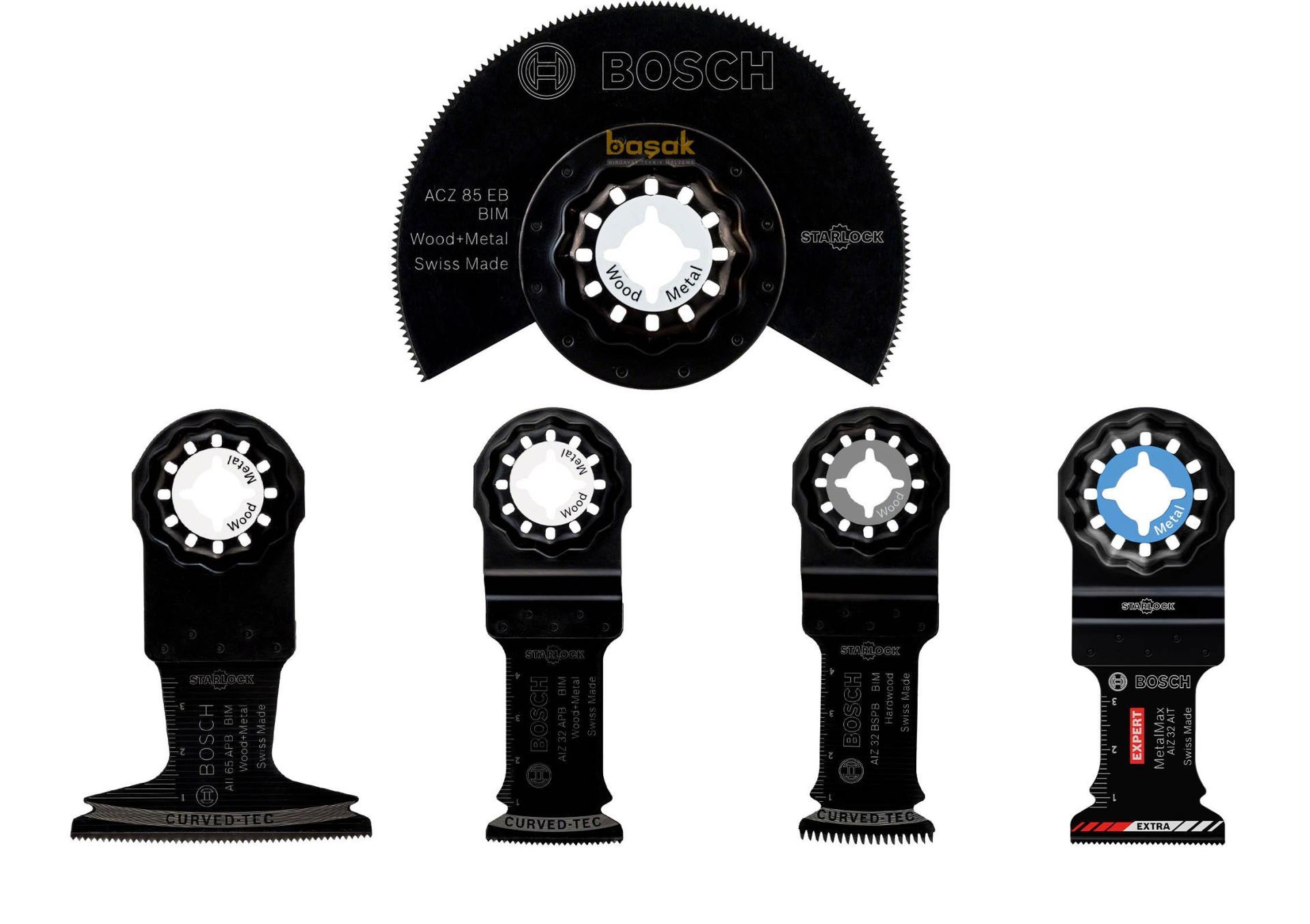 Bosch Starlock Aksesuarı / Expert Starlock Testere Ahşap ve Metal Seti (5 Parça) - 2608666149