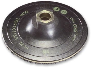 Sia Rotasyon Zımpara İçin Destek Taban SCM Disk M14 Ø115 mm Sert