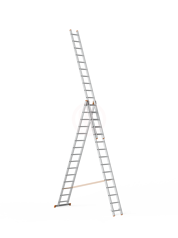 Saraylı A Tipi Endüstriyel Merdiven 3x15 Basamaklı 1227 Cm