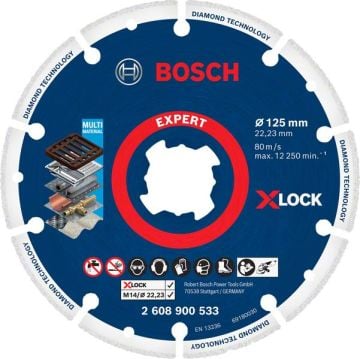 Bosch X-Lock Metal Kesme Diski Diamond Metal Wheel 125x22,23 mm - 2608900533