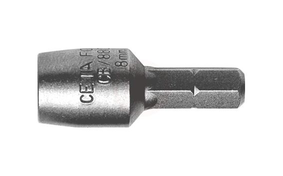 Ceta Form 1/4 İnç Manyetik Lokma Uç 6.0 X 33 Mm