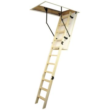 Çağsan Ahşap Katlanır Çatı Merdiveni 11 Basamaklı 60x120 Cm - ÇM01 (60x120)