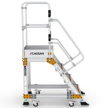 Çağsan Endüstriyel Alüminyum Platform EP 3+1 Basamaklı - EP3