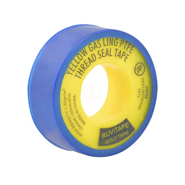 RuviTape RUVİTAPE GAZLAR İÇİN TEFLON BANT 0.20MMx12MMx12 MT - RUVIG12