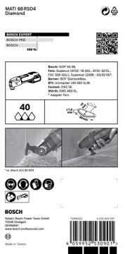 Bosch Starlock Aksesuarı / Expert StarlockMax Testere GA MATI 68 RSD4 (1 Adet) - 2608900038