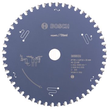 Bosch Daire Testere Bıçağı Expert For Steel 184x20 mm 48 Diş - 2608643055