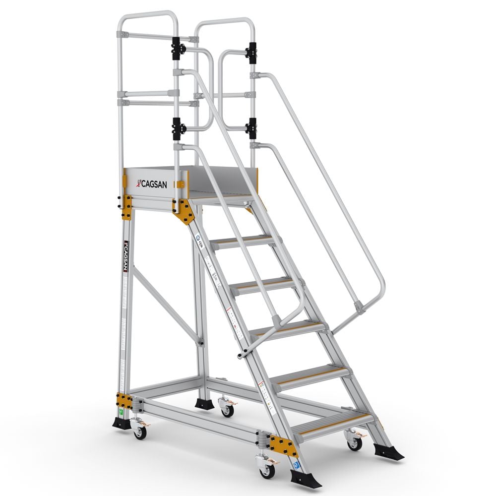 Çağsan Endüstriyel Alüminyum Platform EP 5+1 Basamaklı - EP5